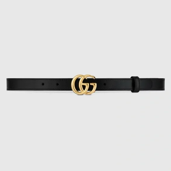 GG Marmont leather belt with shiny buckle size 80 Accessories | Gucci Gg Marmont Leather Belt With Shiny  main image 4